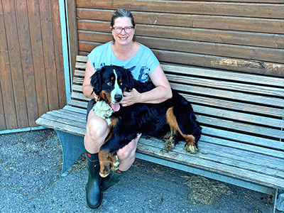 Unsere Hofhündin Amy