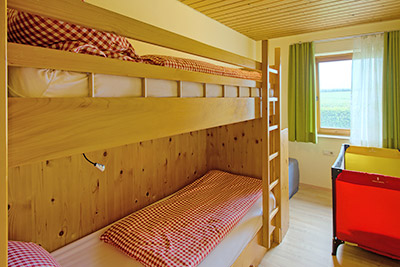 Schlafzimmer mit Etagenbett